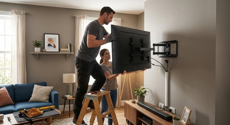 Tv Hanging Service in Olathe, KS