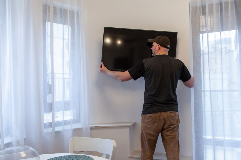Wall-Mounted Flat Screen
